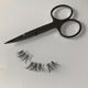 Snip the lashes into three equal sections.